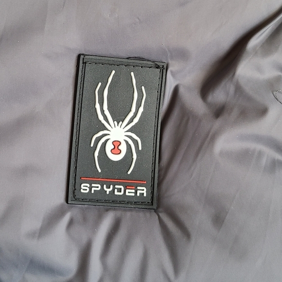 Spider Circut Black and Gray Puffer Jacket - Picture 6 of 7